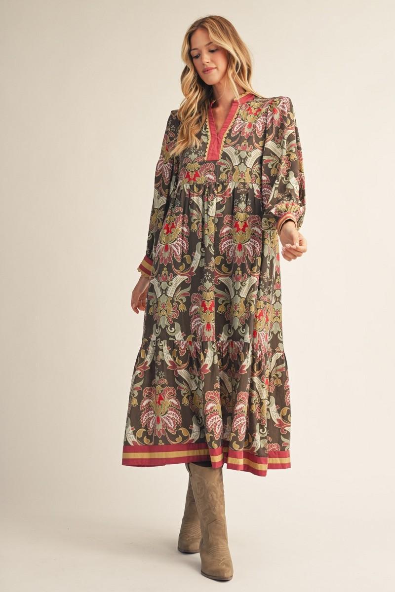 Weekend Agenda Midi Dress