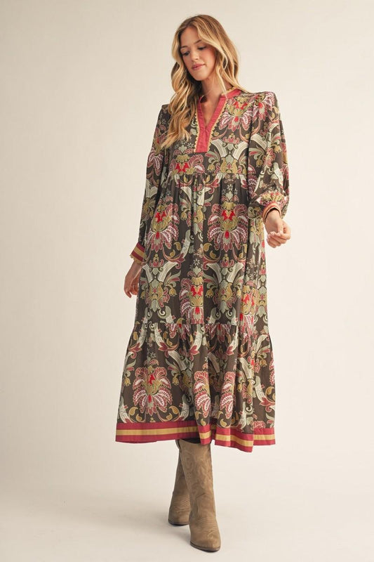 Weekend Agenda Midi Dress