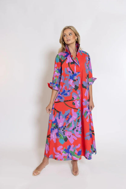 Miss Scarlet© Ruthie Shirt Dress Long