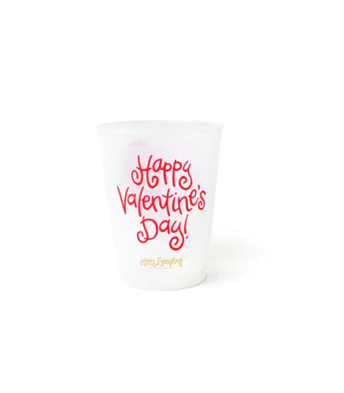 Heart Frosted Cups Set of 10