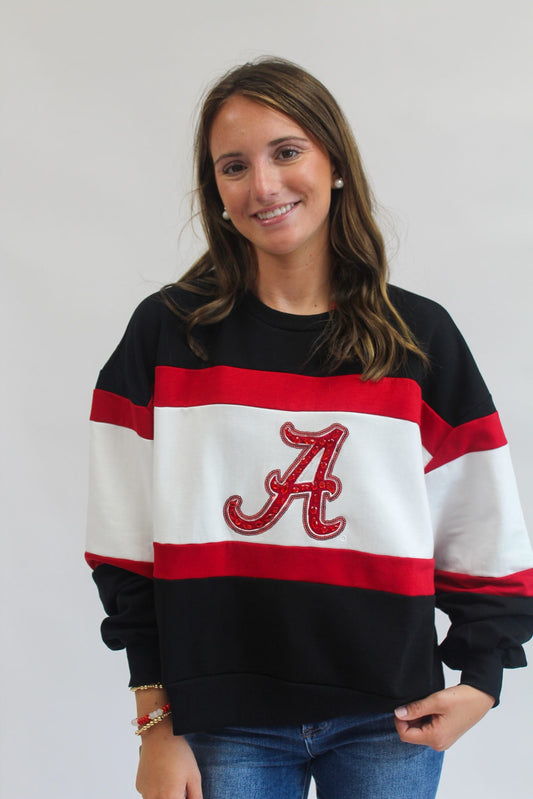 Bama Wide Stripe Millie Sweatshirt