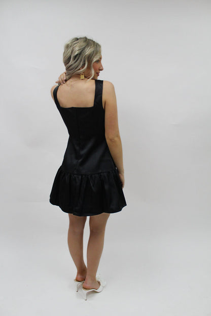 Black Tie Beauty Mini Dress