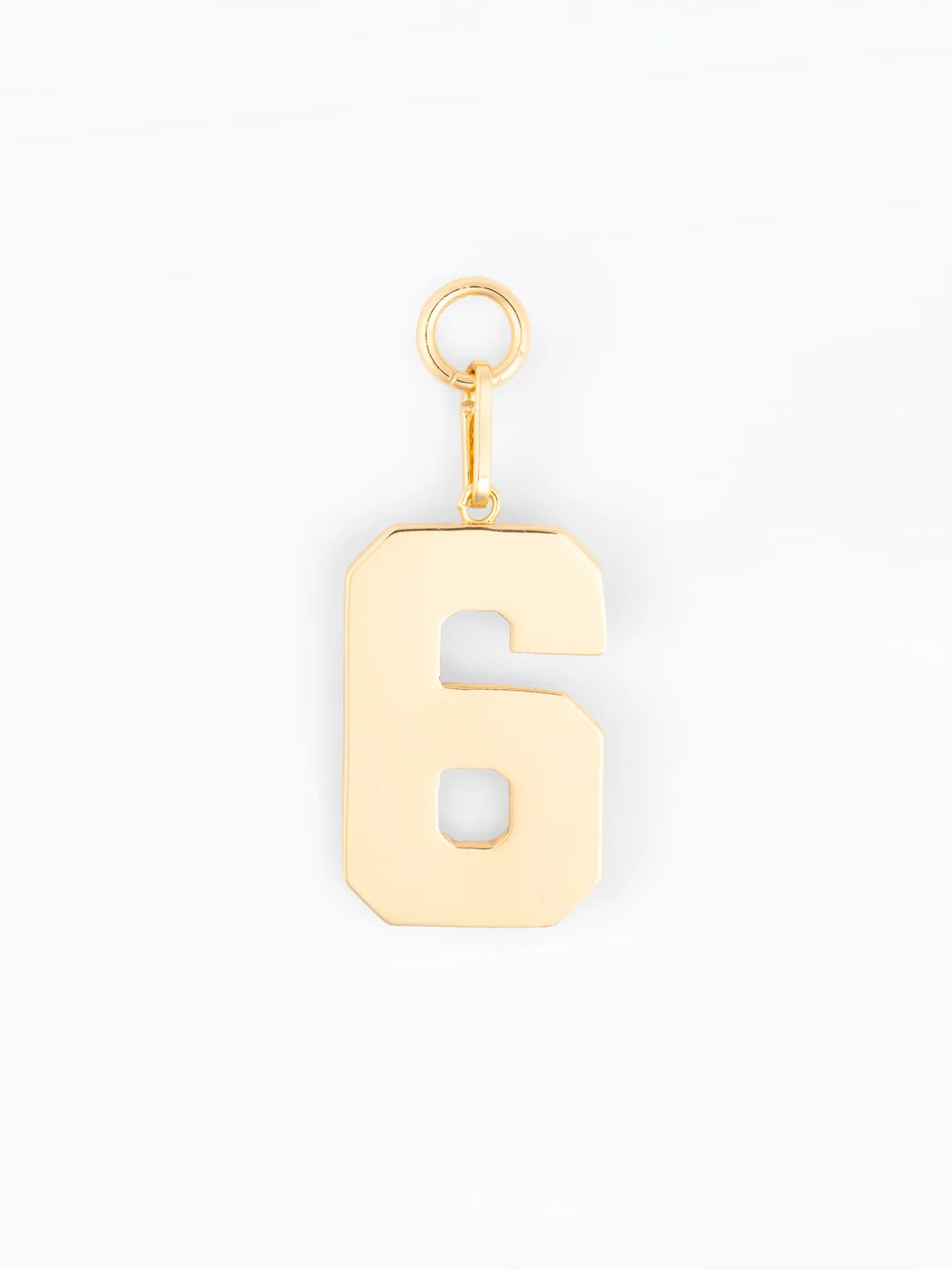 Varsity Number Bag Charm