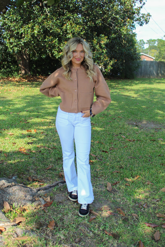 Rowan Cropped Cardigan