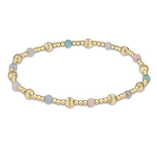 Dignity Sincerity Pattern 4mm Bead Bracelet - Hot Mess