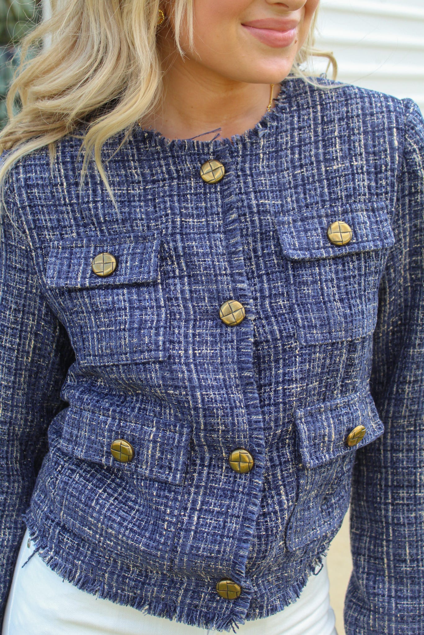 Birdie Tweed Cropped Jacket