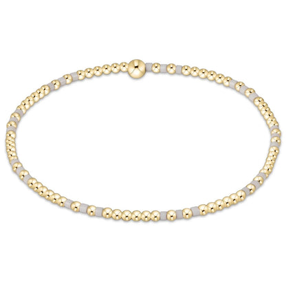 Gameday Hope Joy Pattern 2mm Bead Bracelet