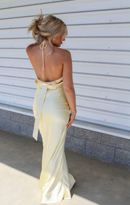 Birdie Satin Maxi Dress