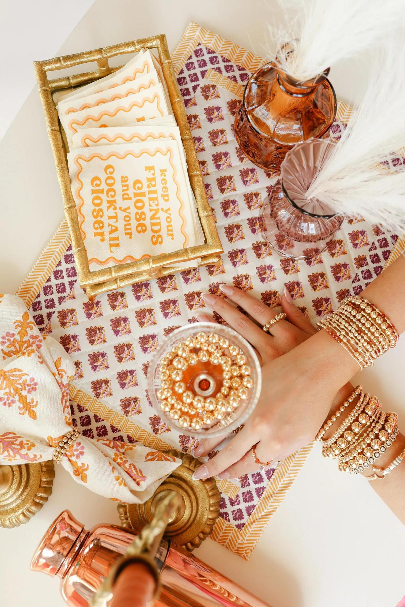 Burnt Orange June Bracelet