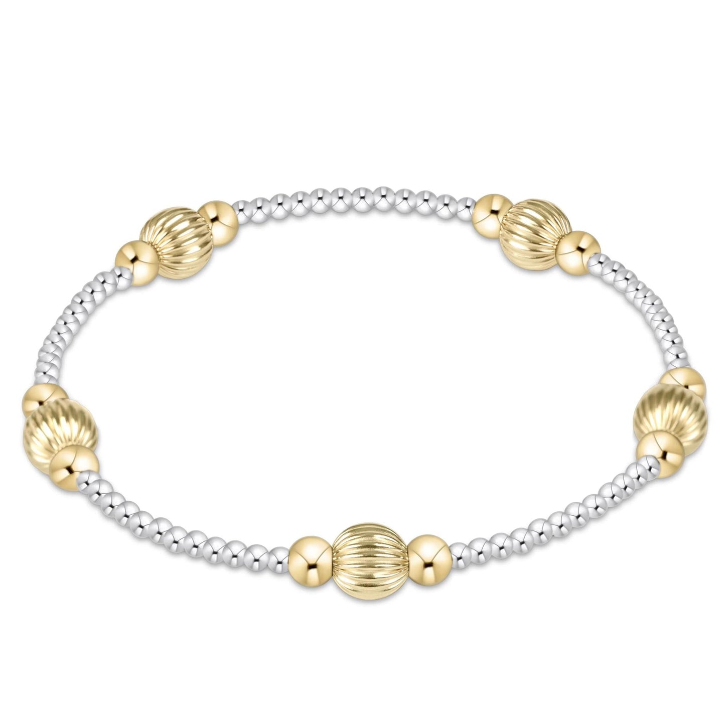 Purpose Dignity 6mm Bead Bracelet- Mixed Metal