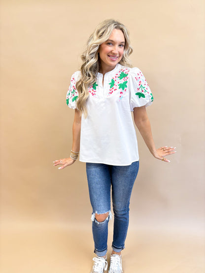 Sunday in the South Stitch Top