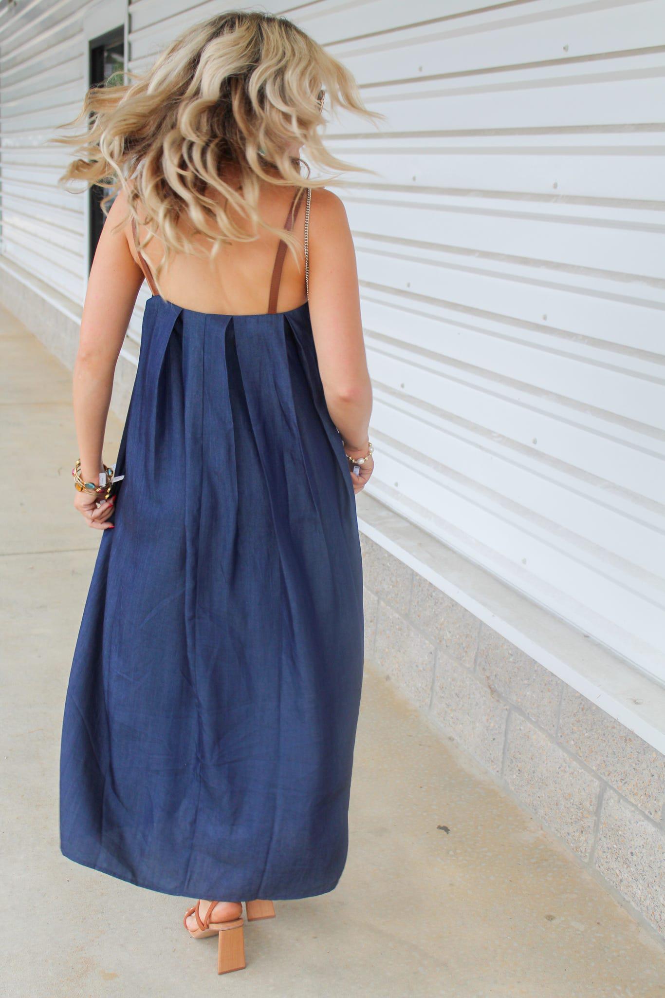 Demi Denim Midi Dress