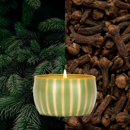 Sequoia Fir Holiday Tin Candle