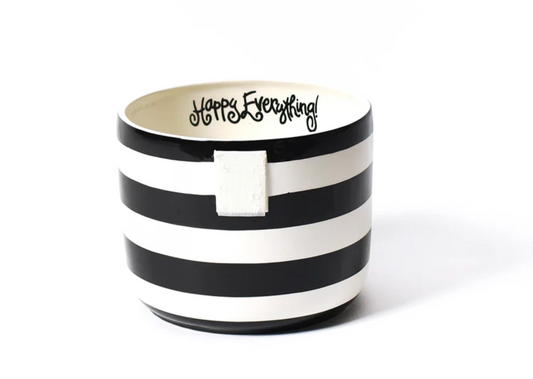 Black Stripe Mini Happy Everything Bowl