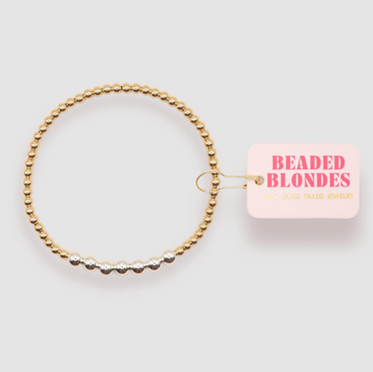 Mixed Metal Beaded Blondes Collection