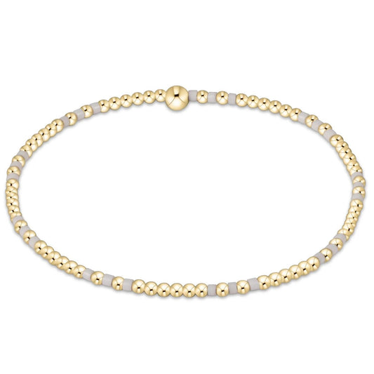 Gameday Hope Joy Pattern 2mm Bead Bracelet