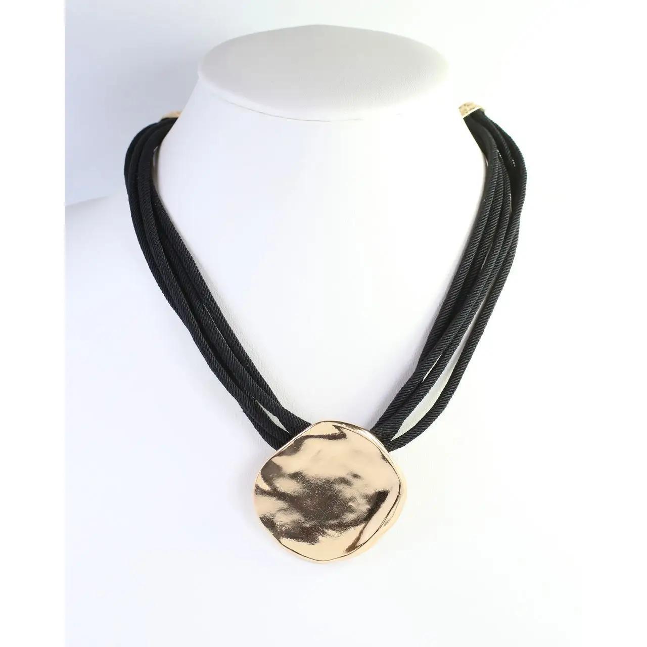 Calia Gold Pendant Cord Necklace