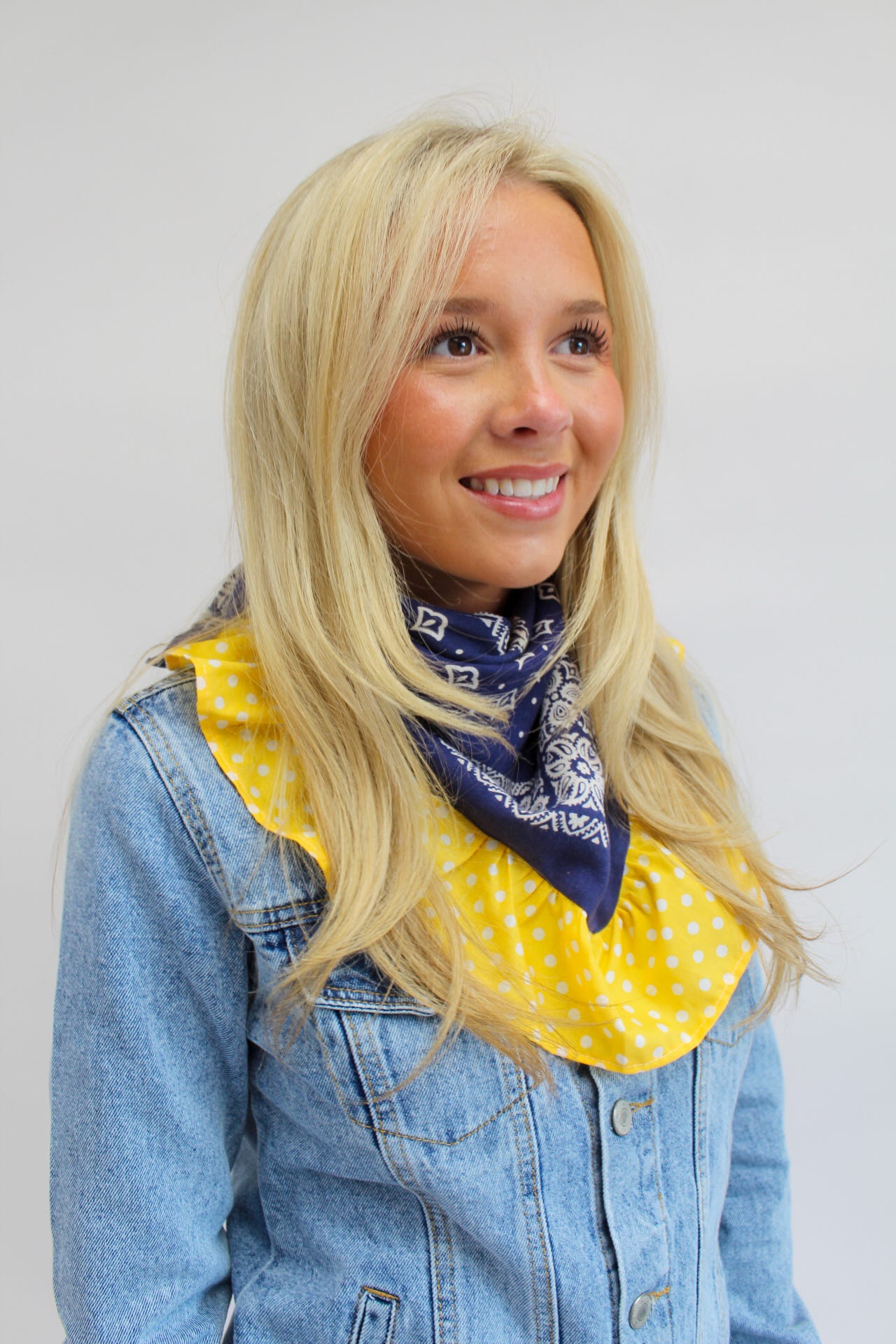 Asst Ruffled Bandana Scarf