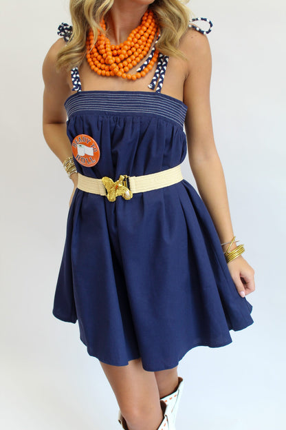 Tied to the Plains Mini Dress