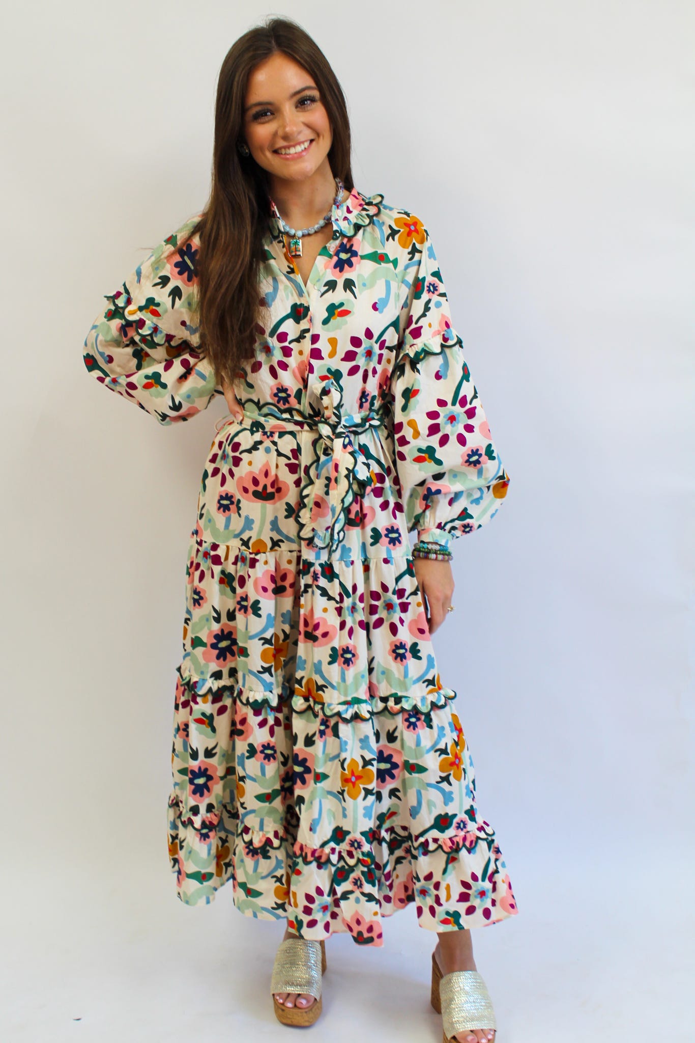 Trana Tapestry Maxi Dress