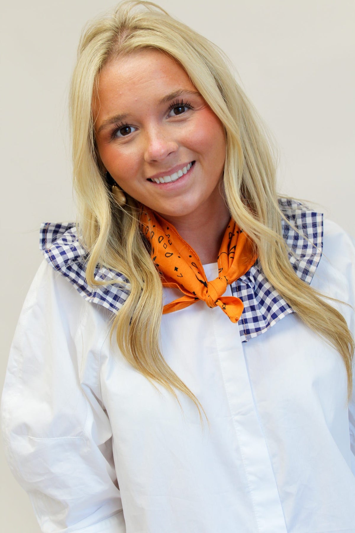 Asst Ruffled Bandana Scarf