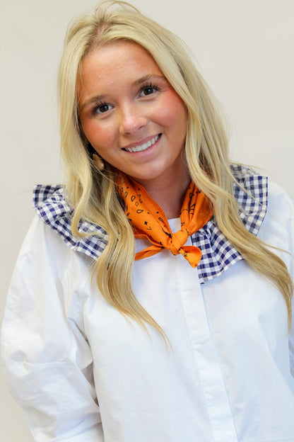 Asst Ruffled Bandana Scarf