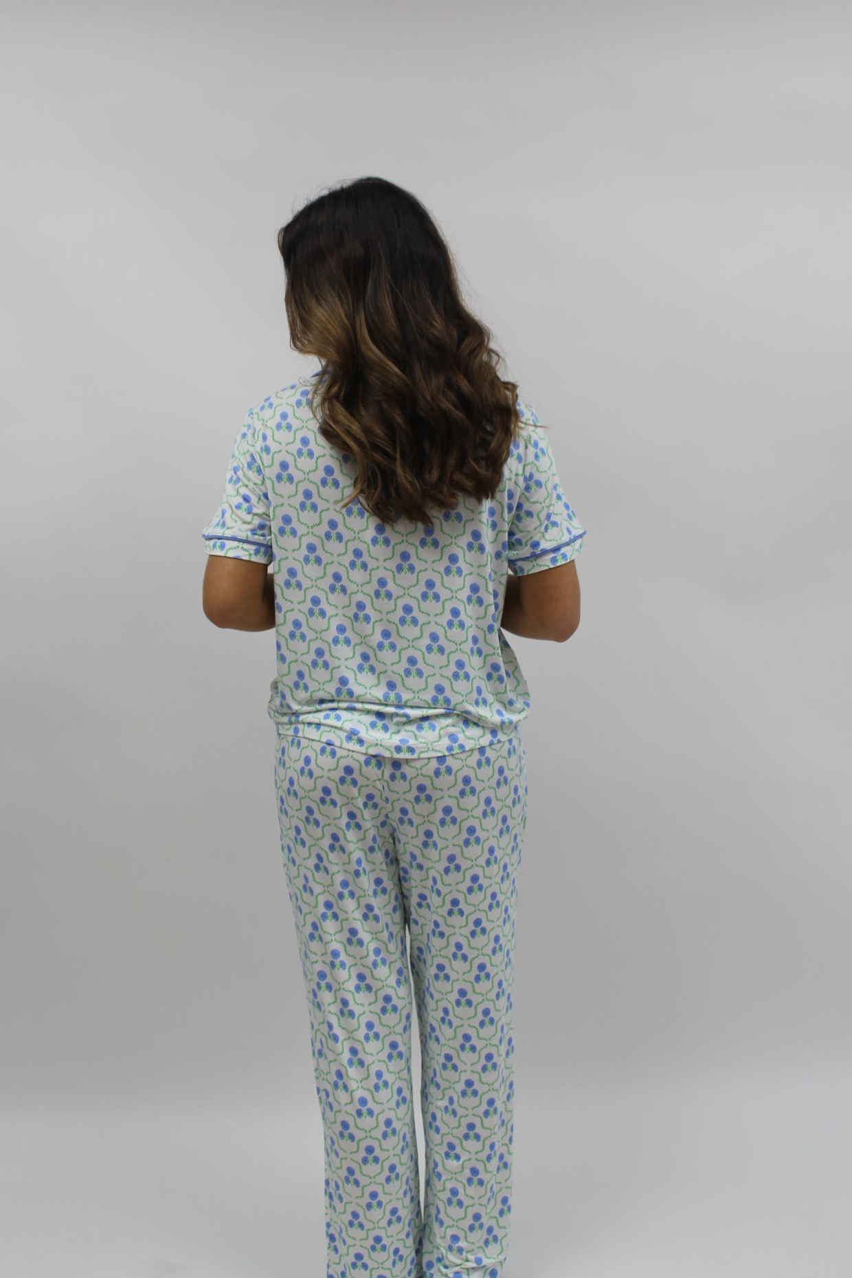Pant Set Charlotte Sweetbrr Lttce Blu