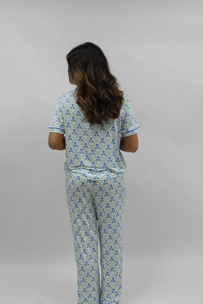 Pant Set Charlotte Sweetbrr Lttce Blu