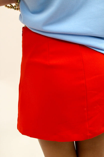 Red Room Mini Skirt