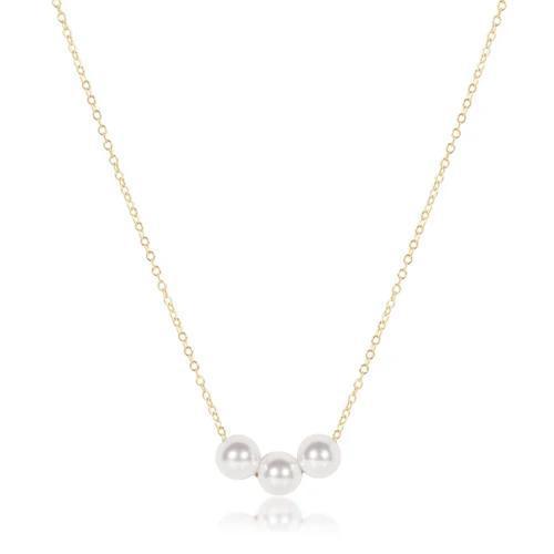 egirl 14" Necklace Gold - Joy Pearl