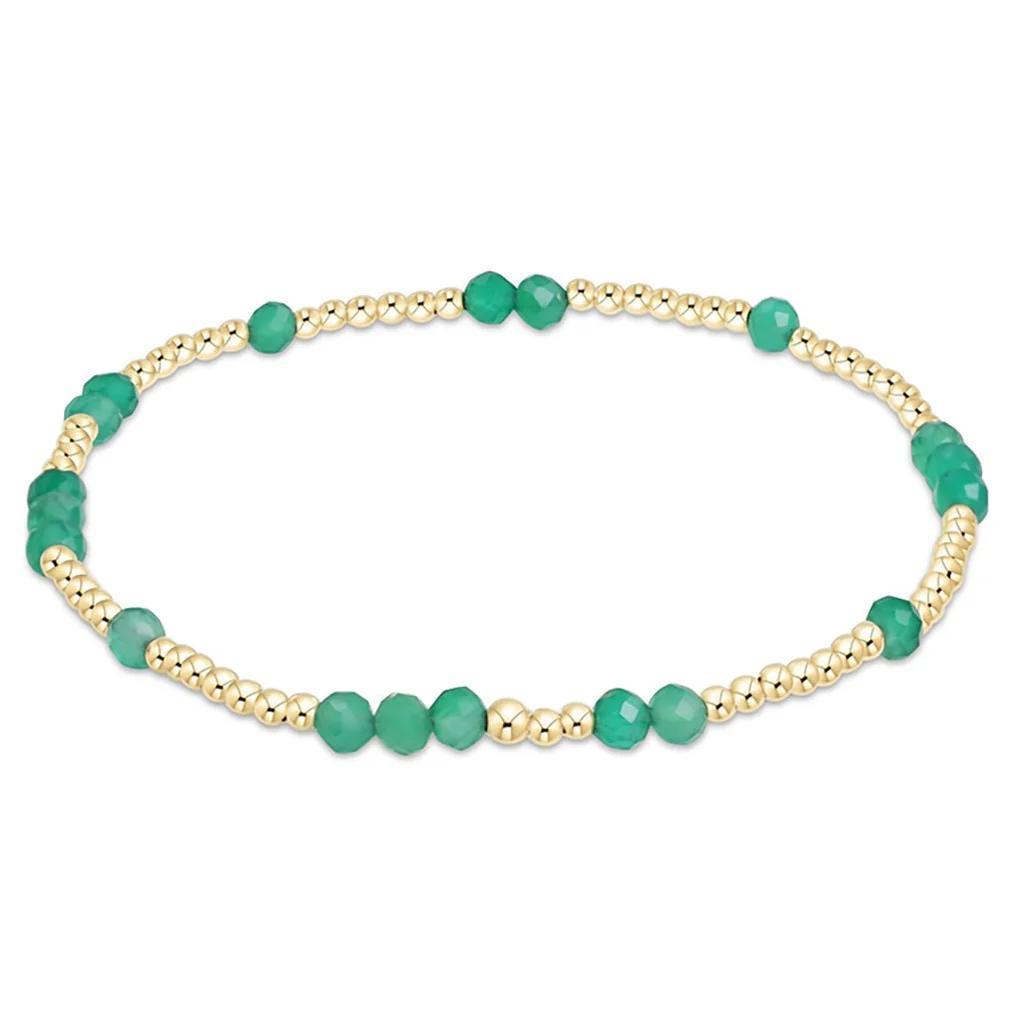 Enewton Hope Unwritten Gemstone Bracelet- Green Onyx
