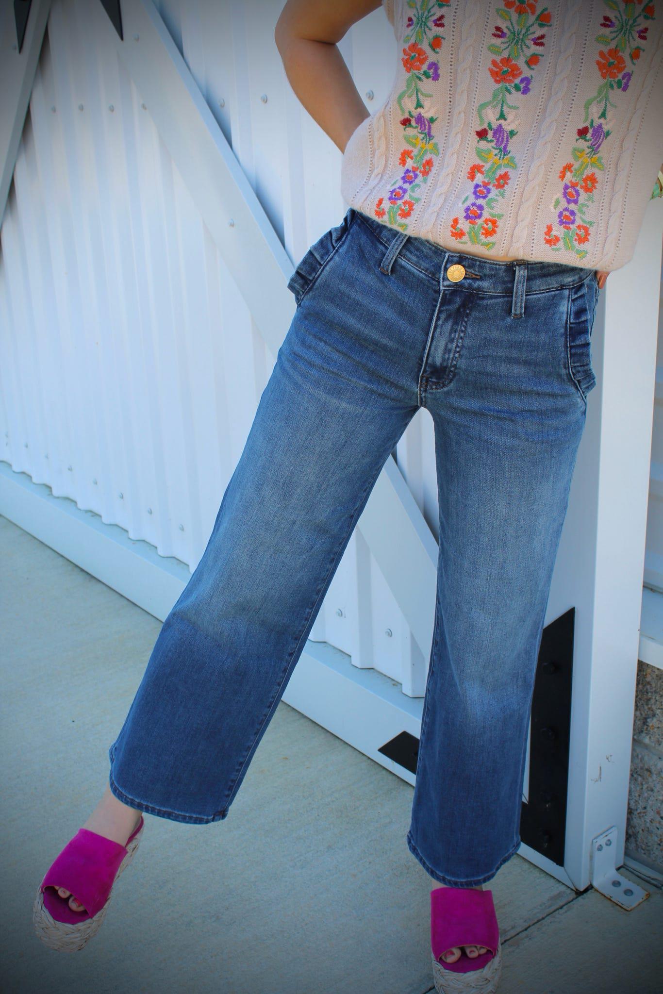 Meg High Rise Wide Leg Jeans