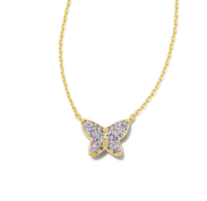LILLIA CRYSTAL PENDANT NECKLACE