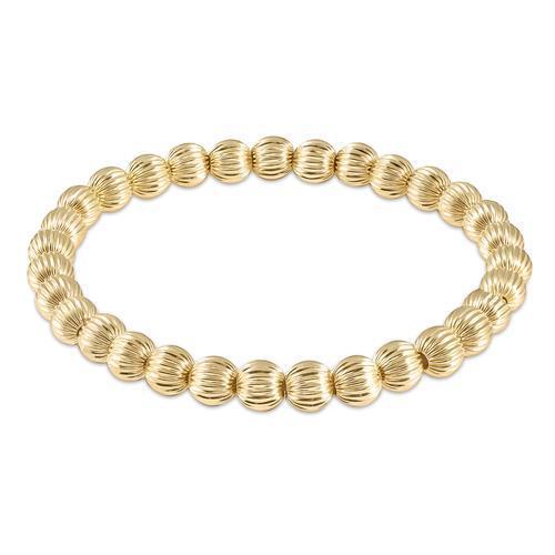 Dignity Gold 6mm Bead Bracelet