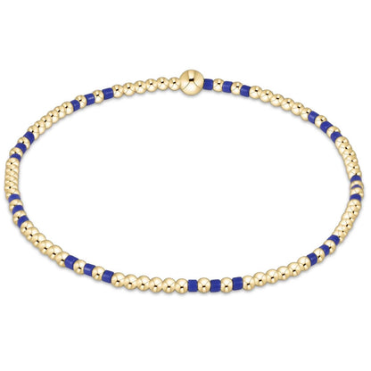 Gameday Hope Joy Pattern 2mm Bead Bracelet