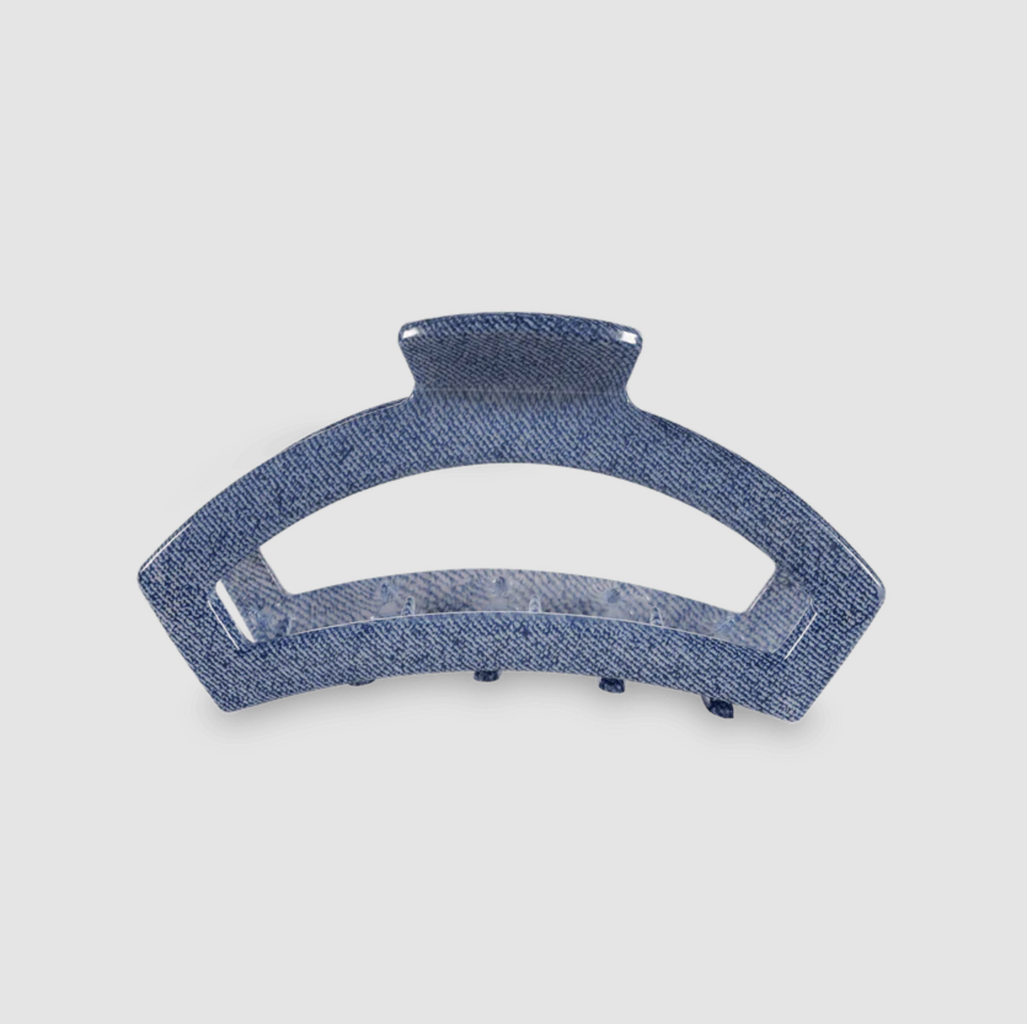 Open Hair Clip Denim