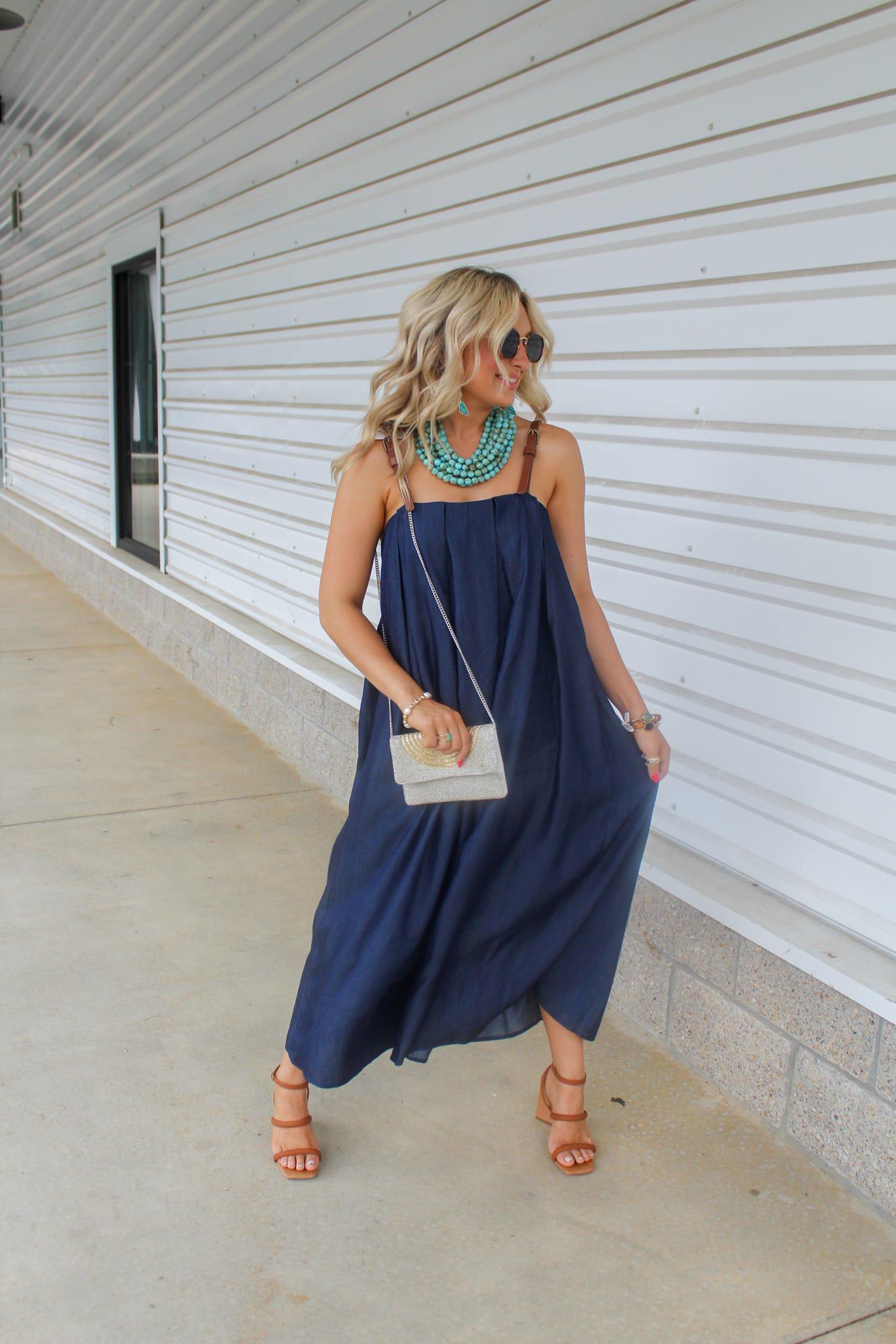 Demi Denim Midi Dress
