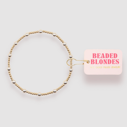 Mixed Metal Beaded Blondes Collection