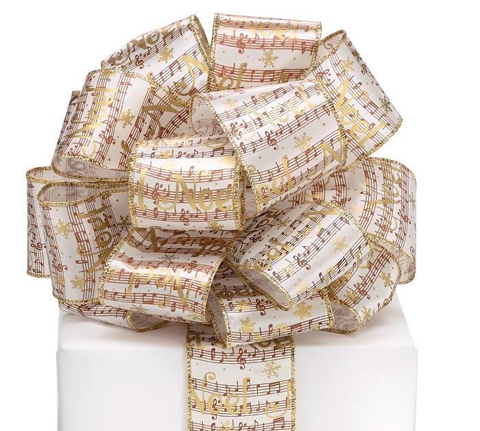 Noel Music Note Ribbon