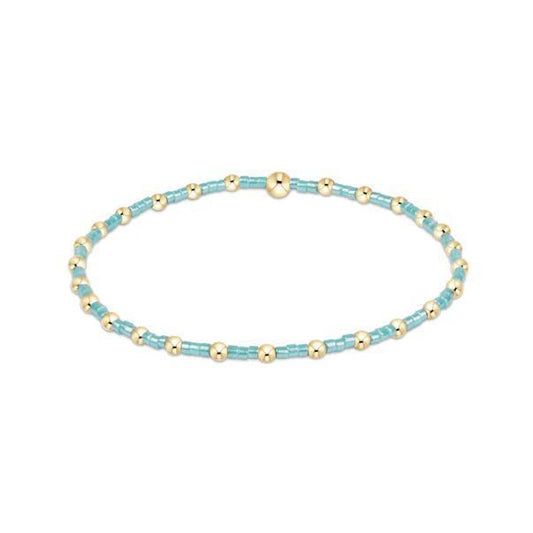 Hope Sincerity Bracelet Gold- Sea Glass
