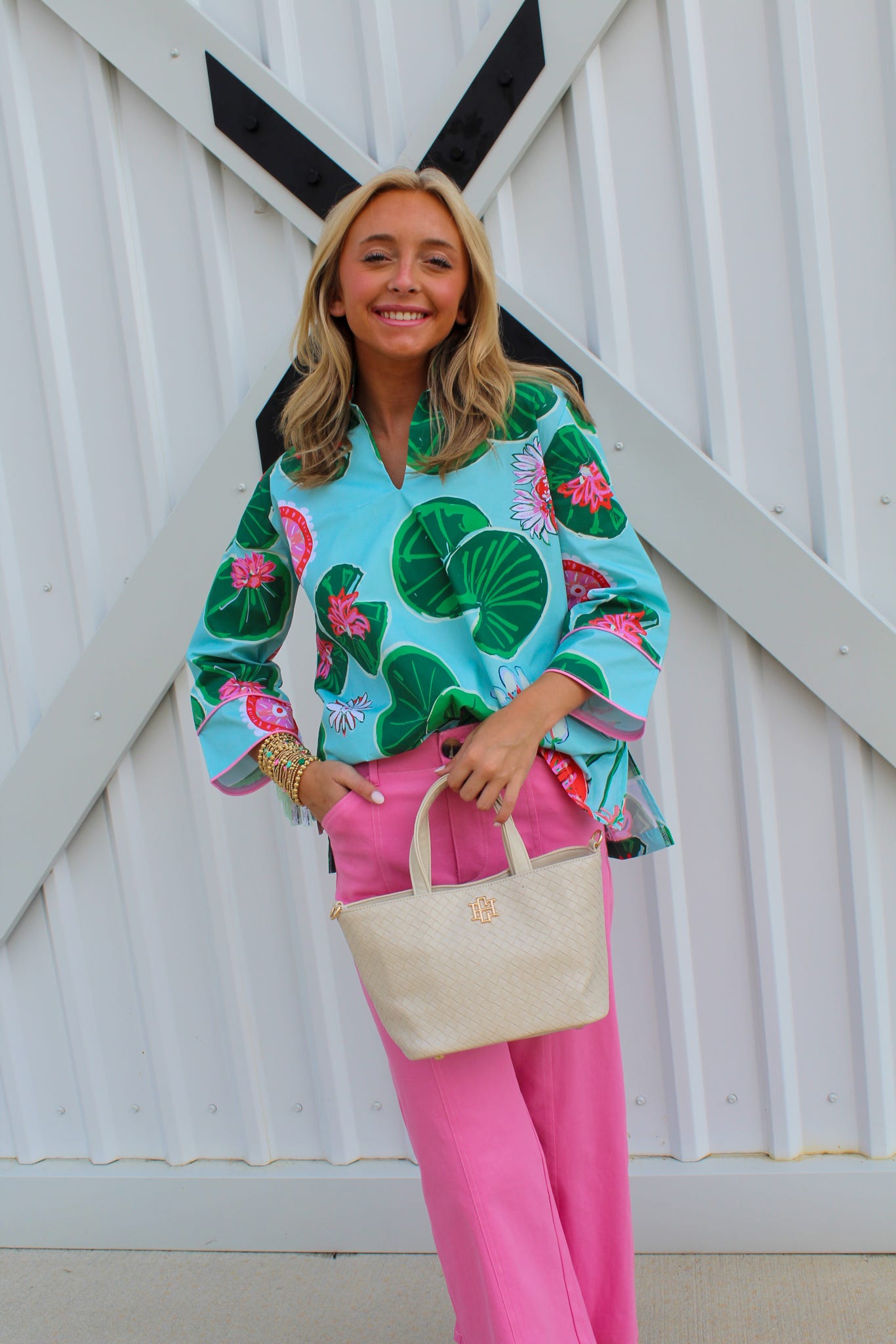 Sweet Tart Seamed Crop Pants