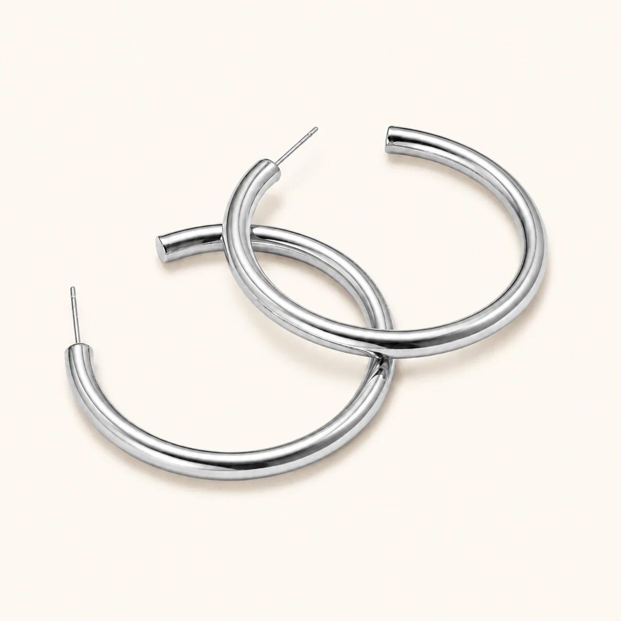 Muse Hoops - Silver
