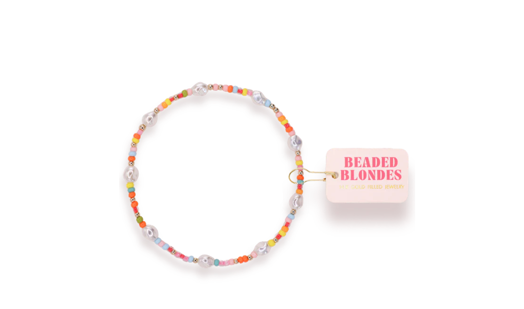 Beaded Blondes Asst Sprinkle Pearl Anklet