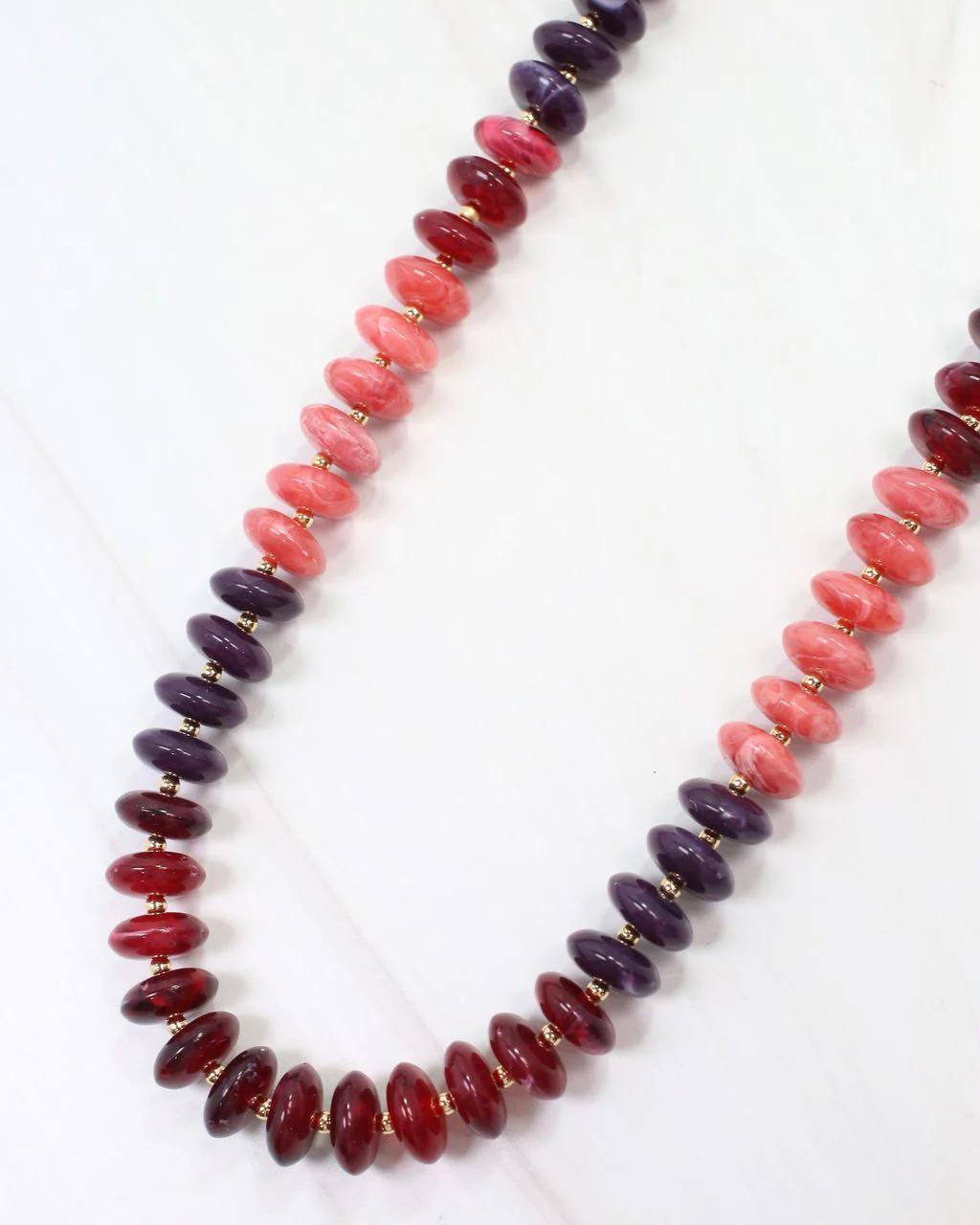 Belfast Stone Beaded Necklace