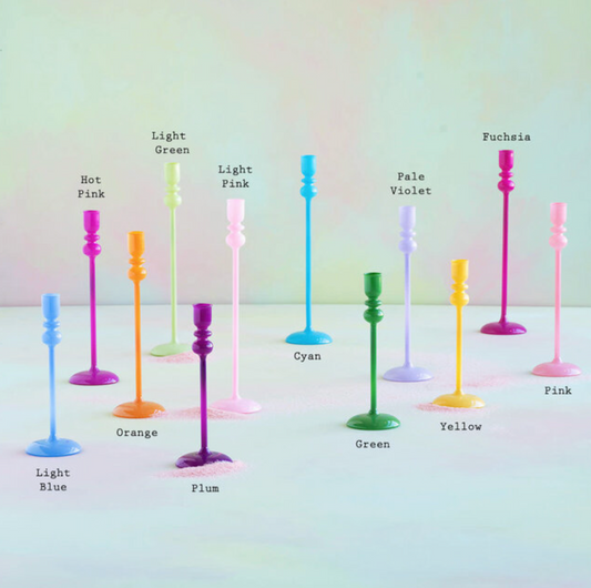 Sugar Plum Taper Candlesticks