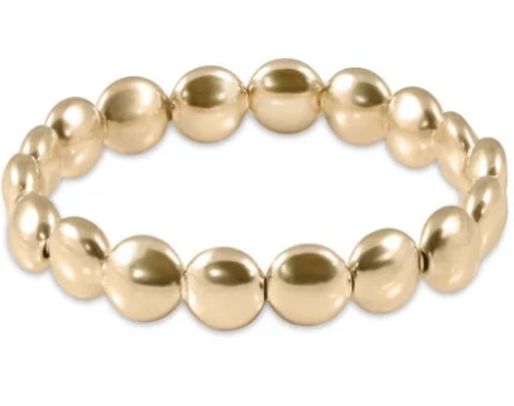 Honesty Gold 10mm Bead Bracelet