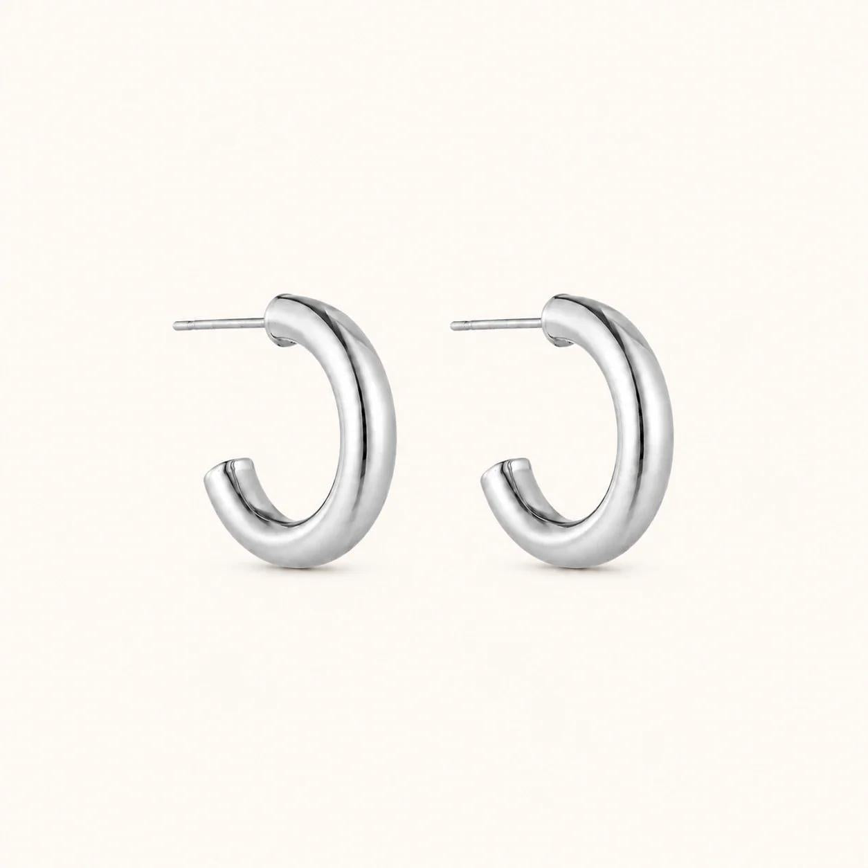Muse Hoops - Silver