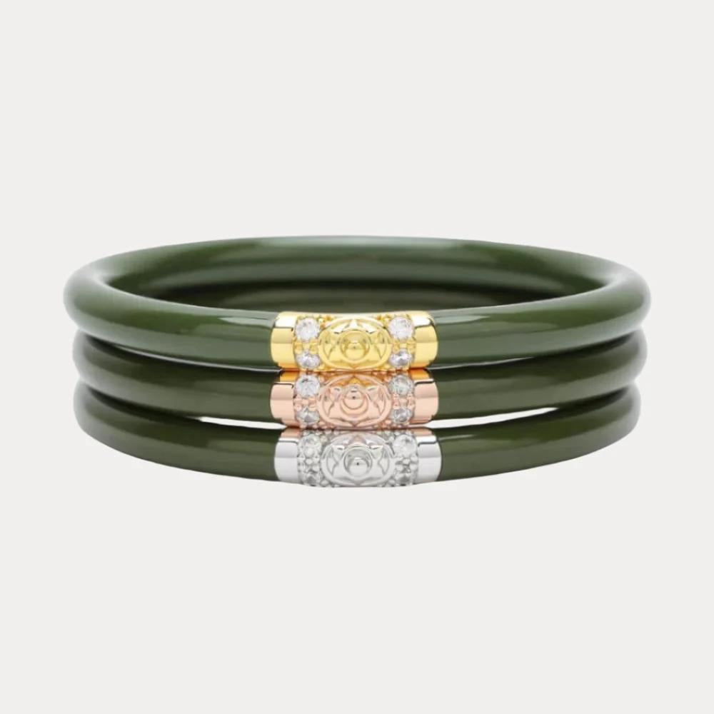 Three Kings All Weather Bangle - Jade