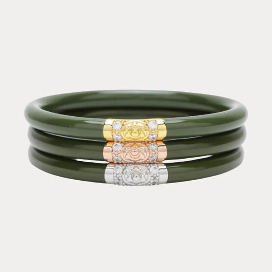 Three Kings All Weather Bangle - Jade
