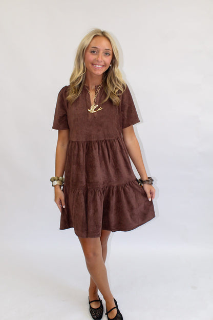 Adelyn Espresso Dress
